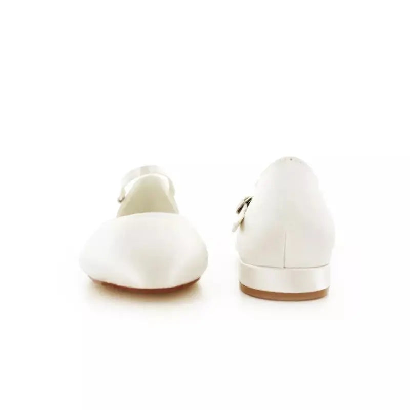BALLERINES MARIÉE IVOIRE BRIDE JACKY ELISABETH WHITE LADY