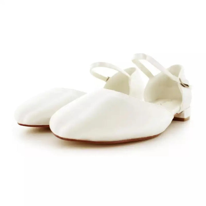 BALLERINES MARIÉE IVOIRE BRIDE JACKY ELISABETH WHITE LADY