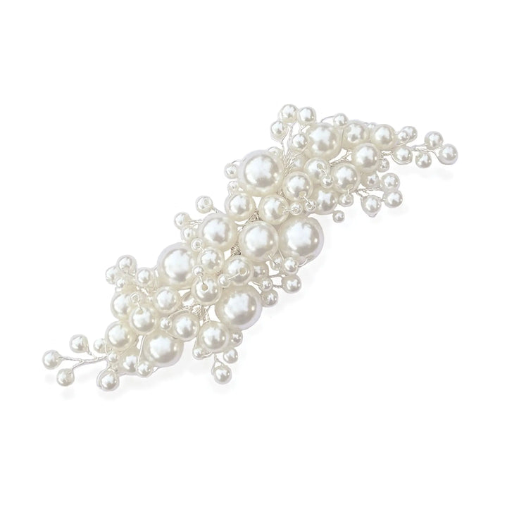 BARRETTE CHEVEUX MARIAGE PERLES BLOSSOM Ivory and co