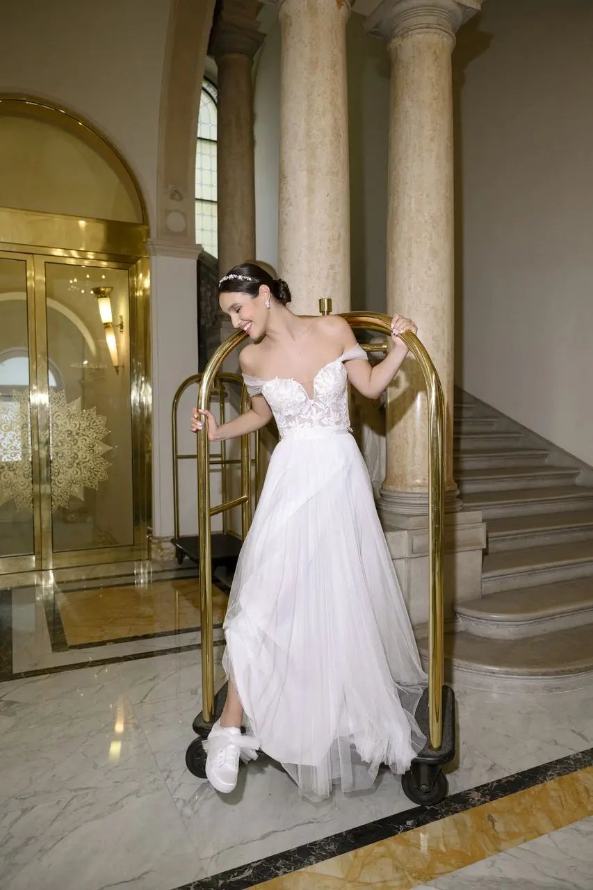 BASKETS DE MARIÉE NINA – SATIN IVOIRE ET PERLES AVEC LACETS ORGANZA OU SATIN G.Westerleigh