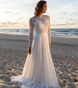 Jupe de mariée Beth – soie, bohème fluide
