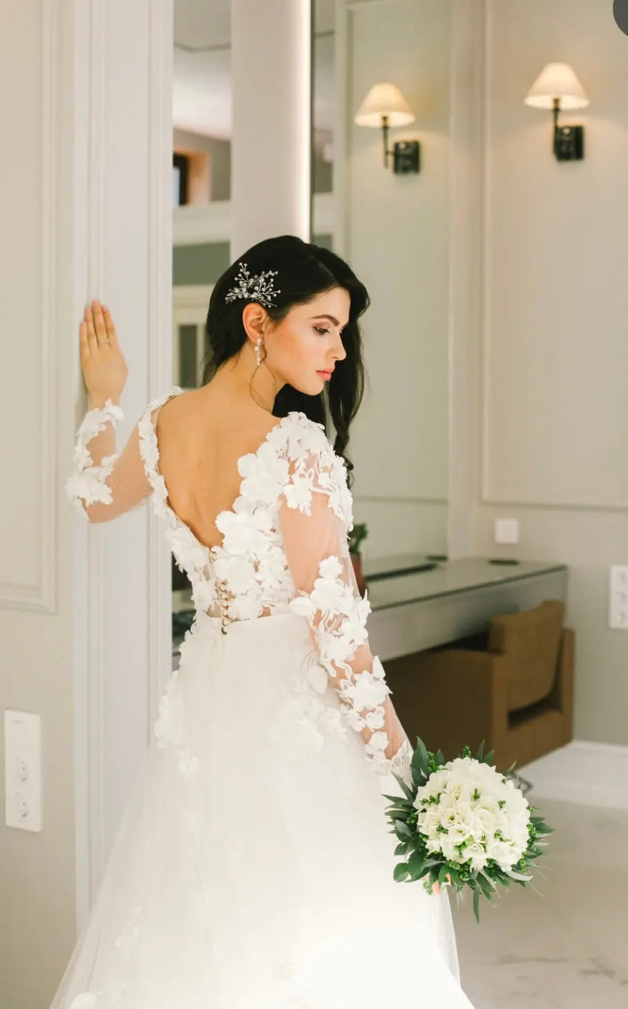 BODY DOS NU MARIAGE PUSH UP ET DENTELLE 36030 Yvette Bridal