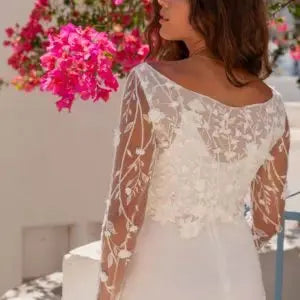BOLÉRO DENTELLE 3 D ISALINE S BK124 S Novias