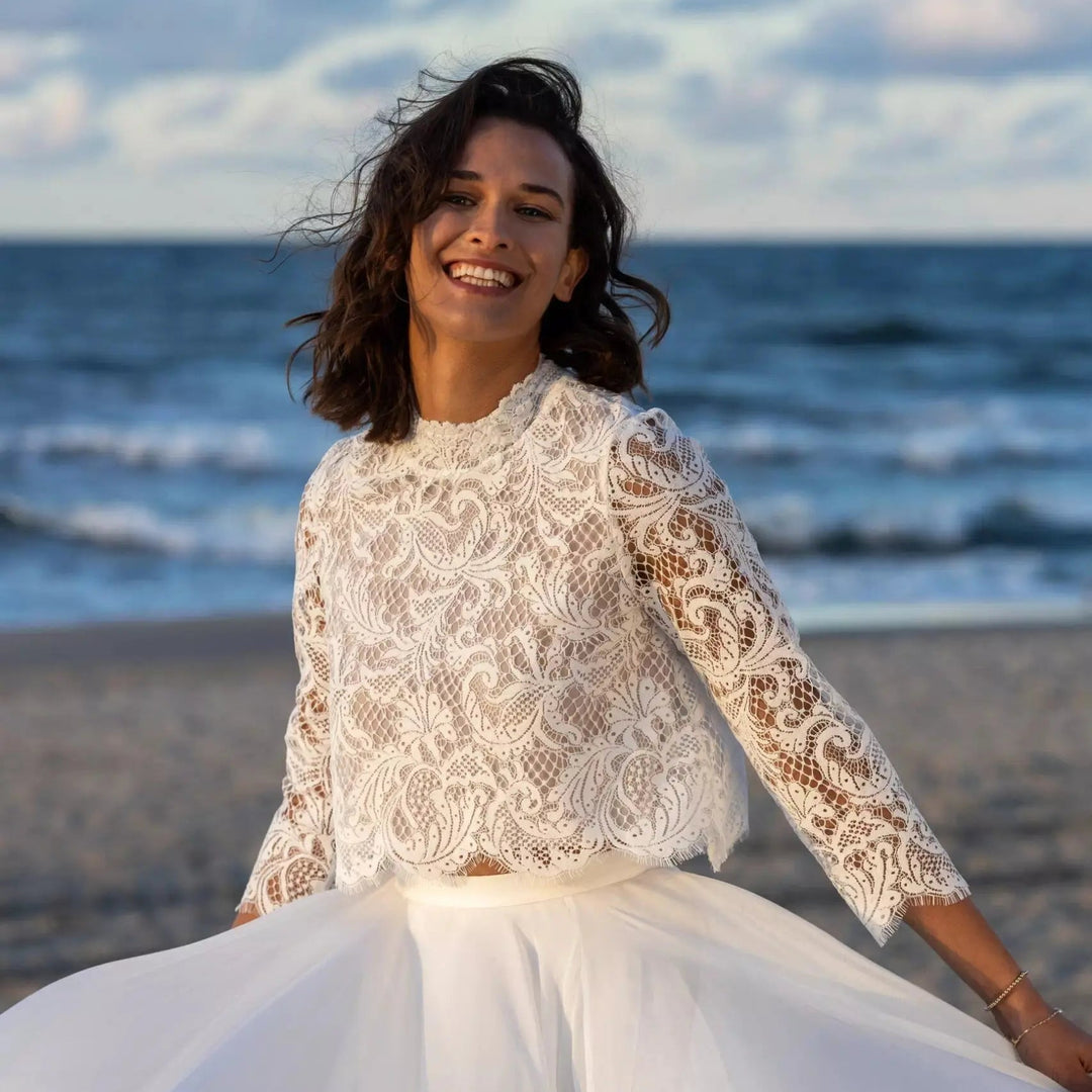 BOLÉRO DENTELLE ELVIE BK116 Novias
