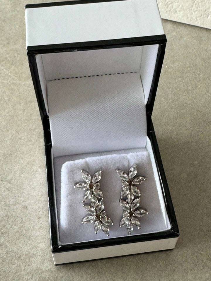 BOUCLES D'OREILLES CLIMBER Athena Bridal jewellery