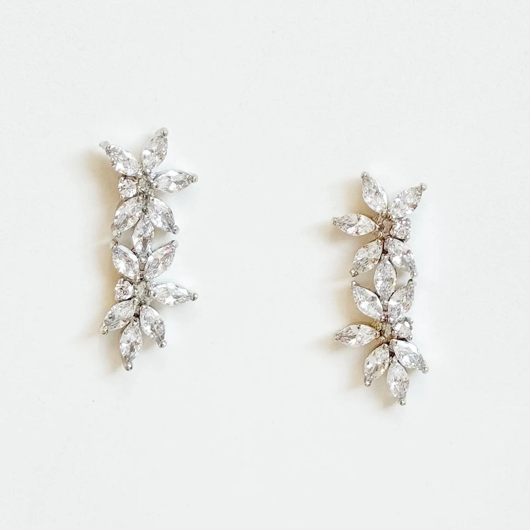 BOUCLES D'OREILLES MARIAGE CLIMBER Athena Bridal jewellery