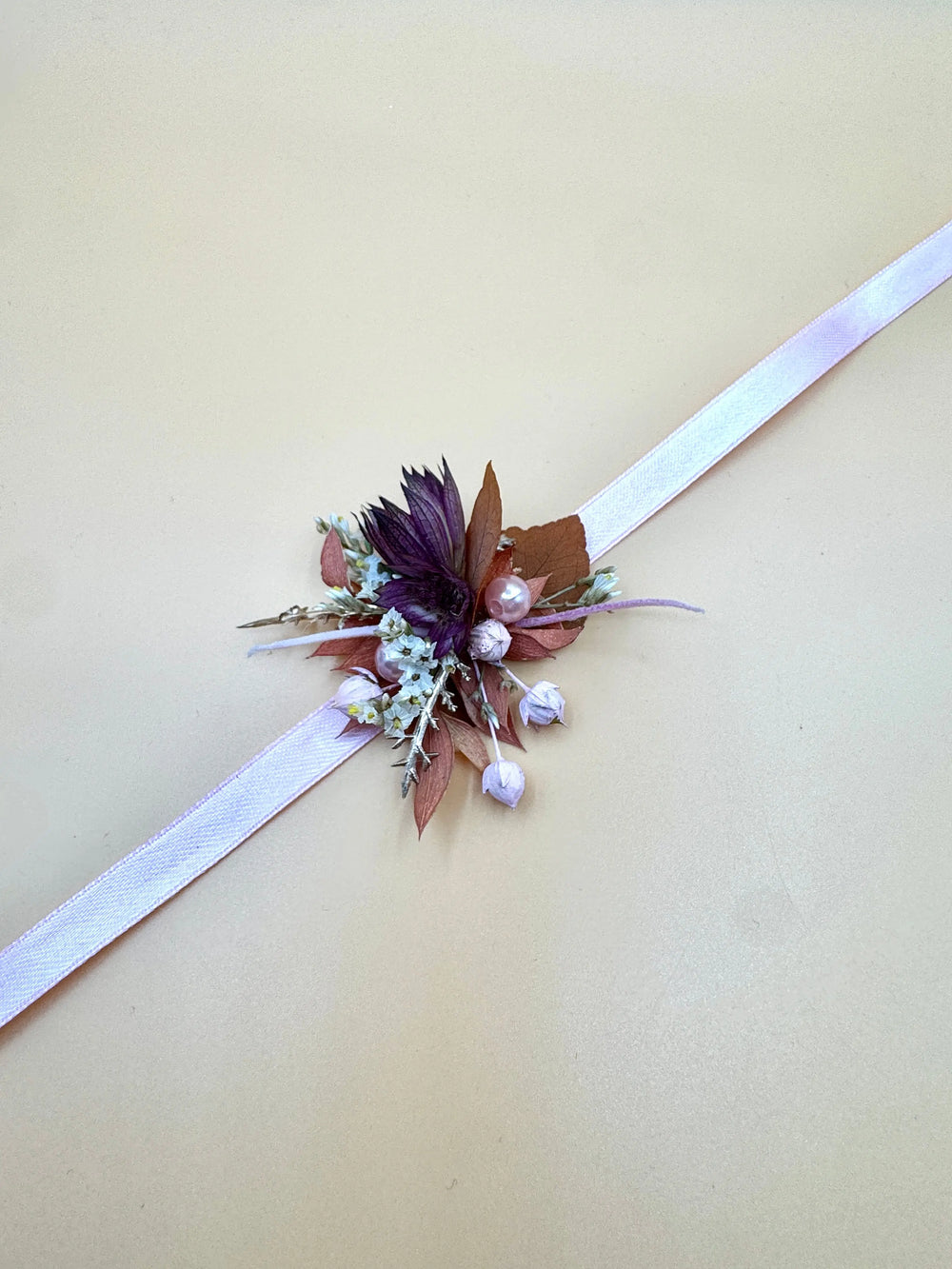 bracelet floral pour demoiselle d'honneur fait main Mas accessoires