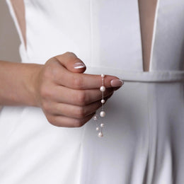 Bracelet de mariée Francisco – perles, argent 925