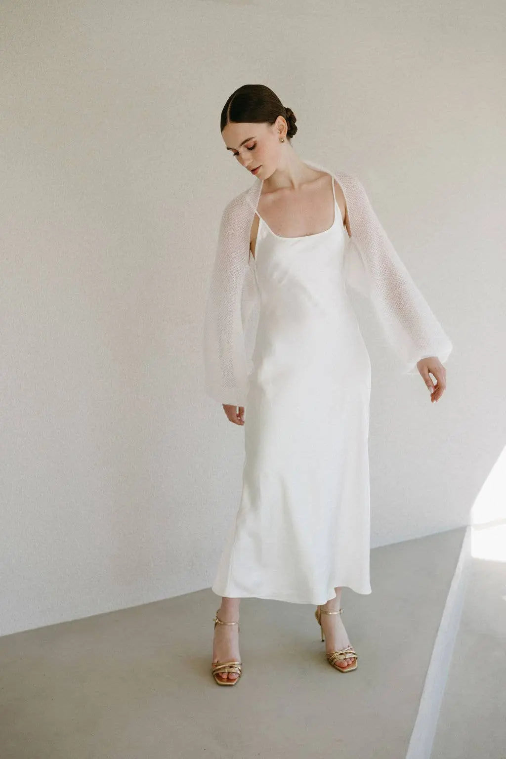 Boléro de mariée châle / ELIZABETH: Off White 605 / XS / S / M WOOL HOUSE