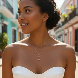 COLLIER MARIÉE VERA PERLES NACRÉES – PENDENTIF BOHÈME CHIC