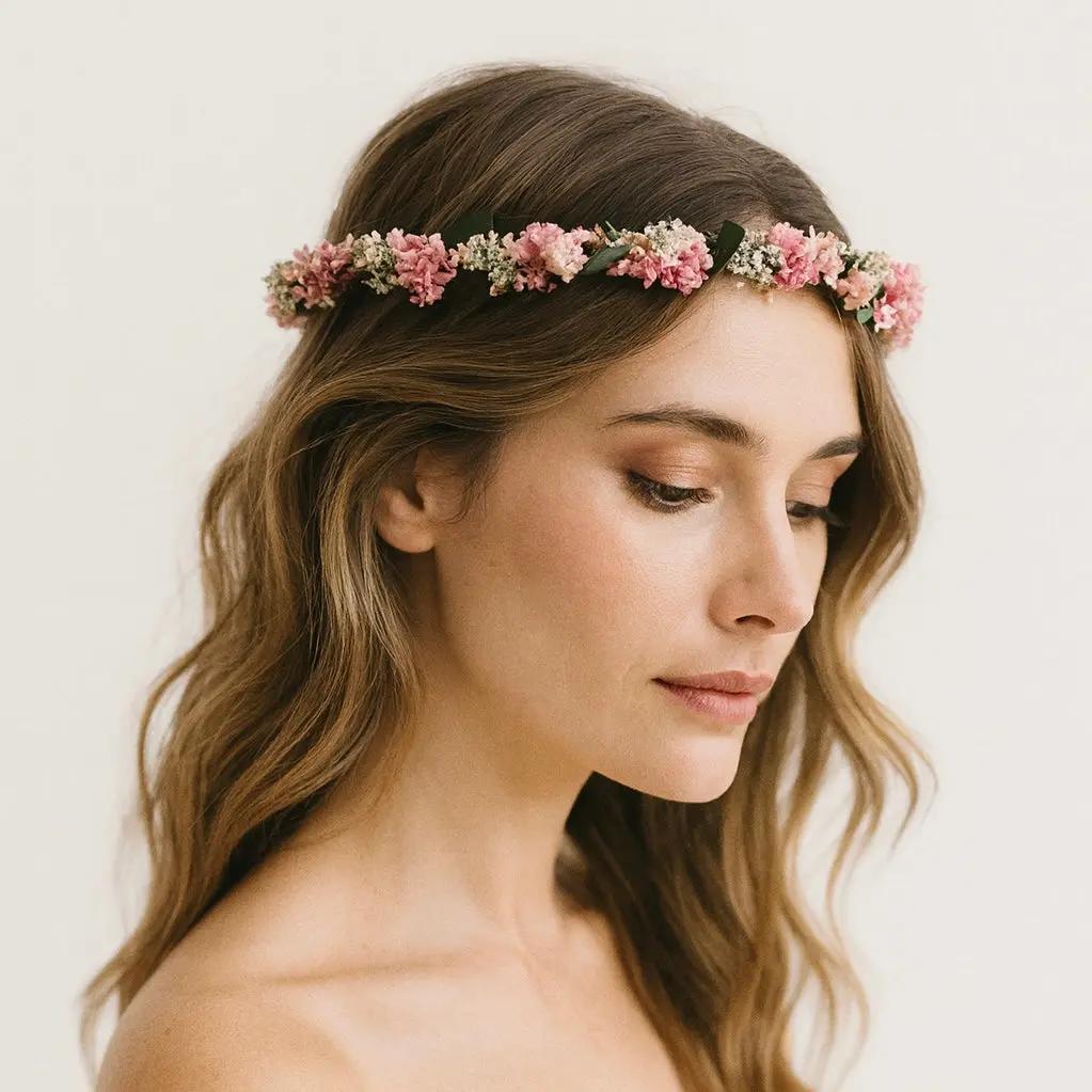 COURONNE MARIÉE FLEURS - PASSIONNÉMENT Laura H