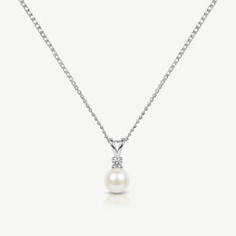 Collier de mariée Classic Pearl – perle et zircon