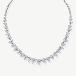 Collier de mariée Manhattan – zircons taille poire