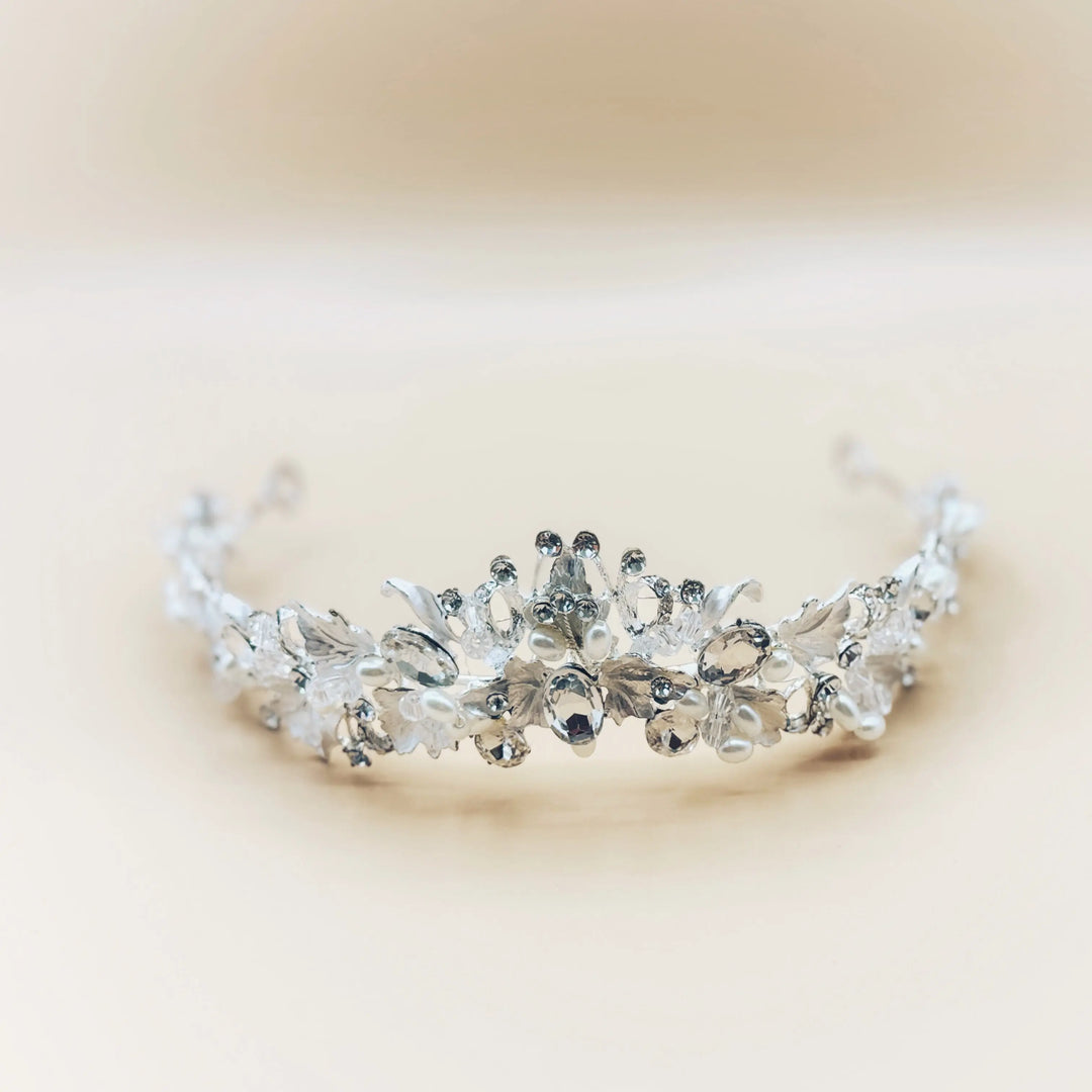 DIADÈME MARIAGE  DIVINE ARGENT Athena bridal jewellery