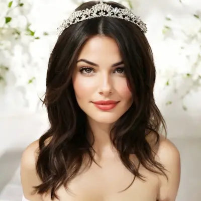 DIADÈME MARIÉE DIVA Athena Bridal jewellery