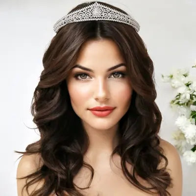 DIADÈME MARIÉE SHIMMER Athena Bridal jewellery