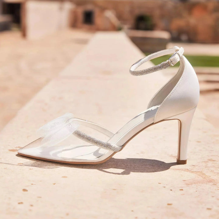 ESCARPINS EN SATIN MARIÉE LILIBETH AVALIA