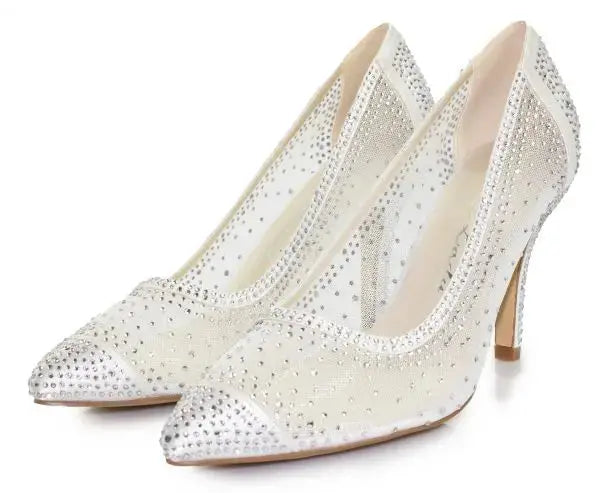 ESCARPINS MARIAGE SWAROVSKI PARIS - Mas Accessoires