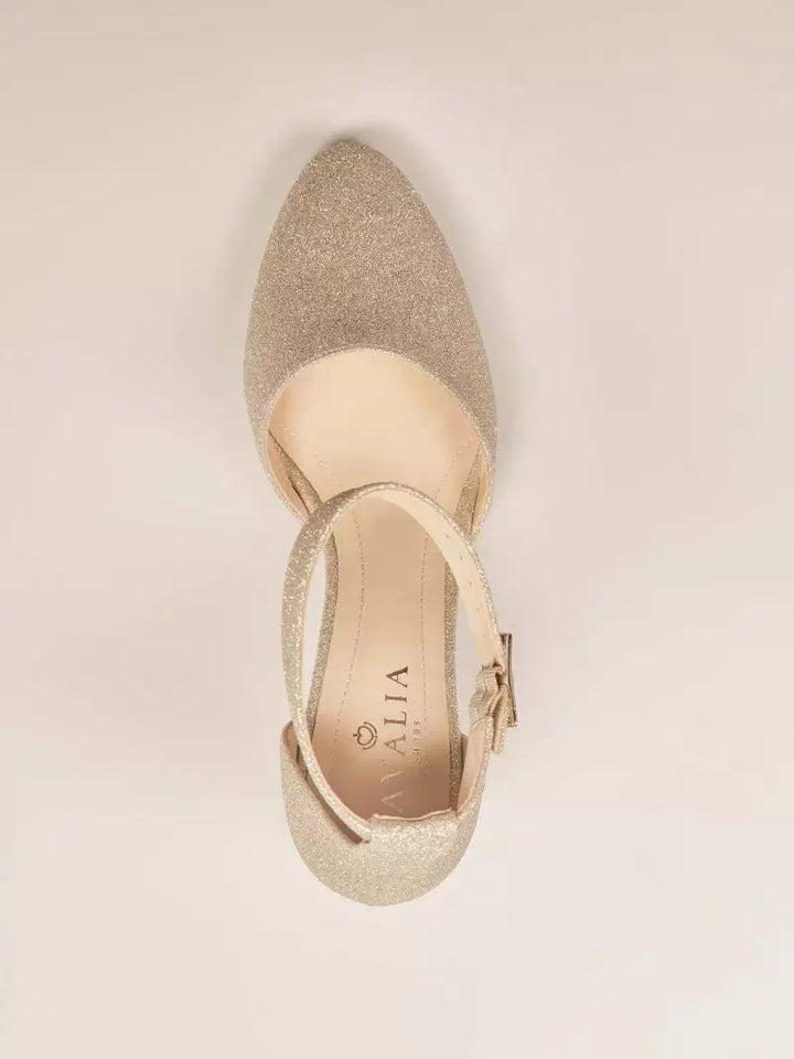 ESCARPINS MARIÉE SATIN À BRIDE LUNA (Copie) AVALIA