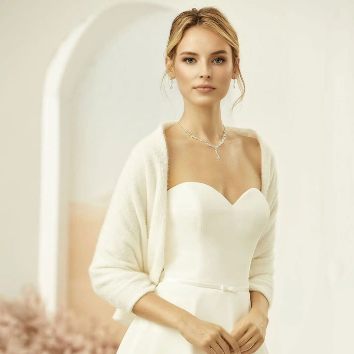 ÉTOLE MARIÉE IVOIRE EFFET CACHEMIRE Bianco Evento