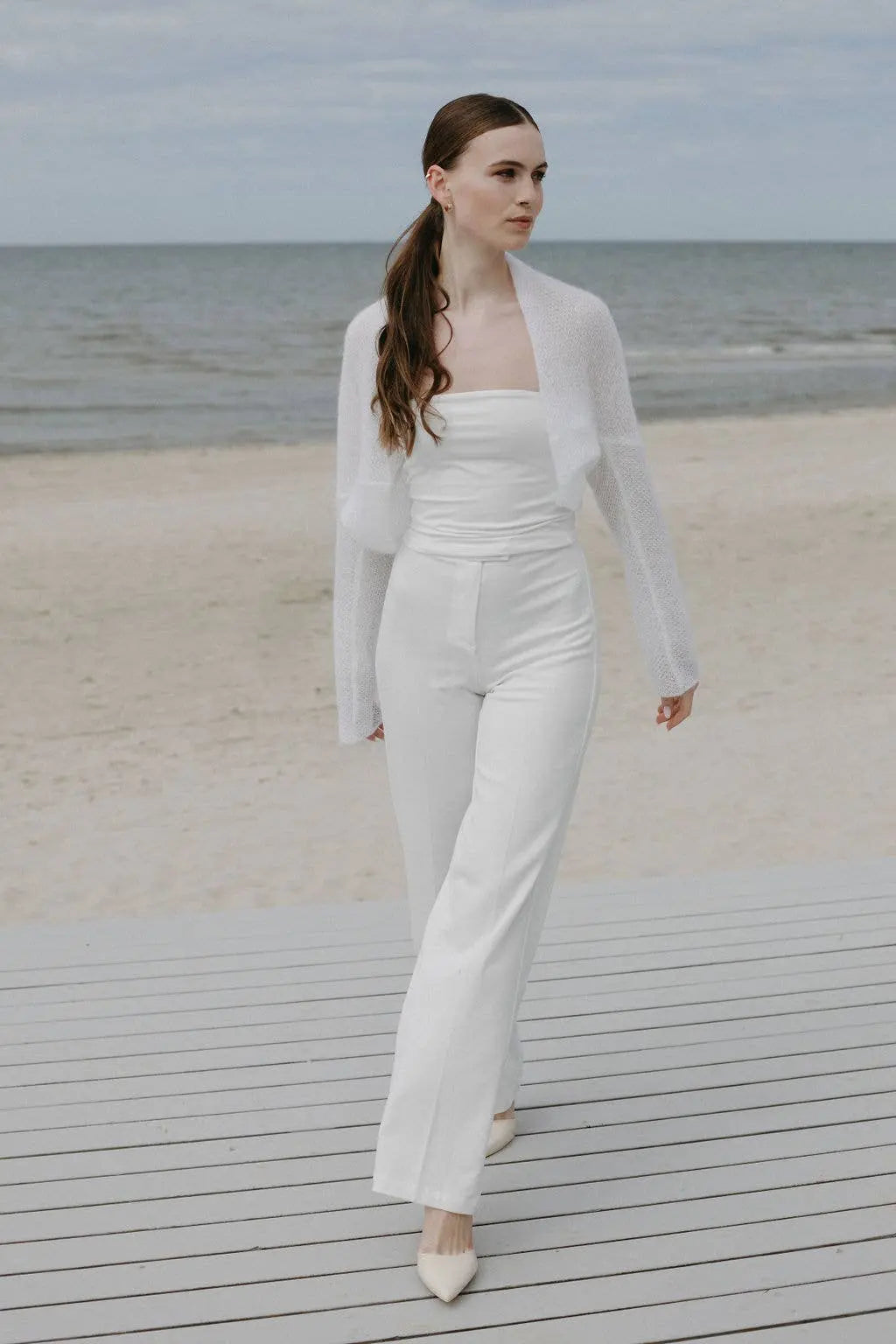 Élégant Cachemire Mohair / AURA: Off White 605 / XS / S / M WOOL HOUSE