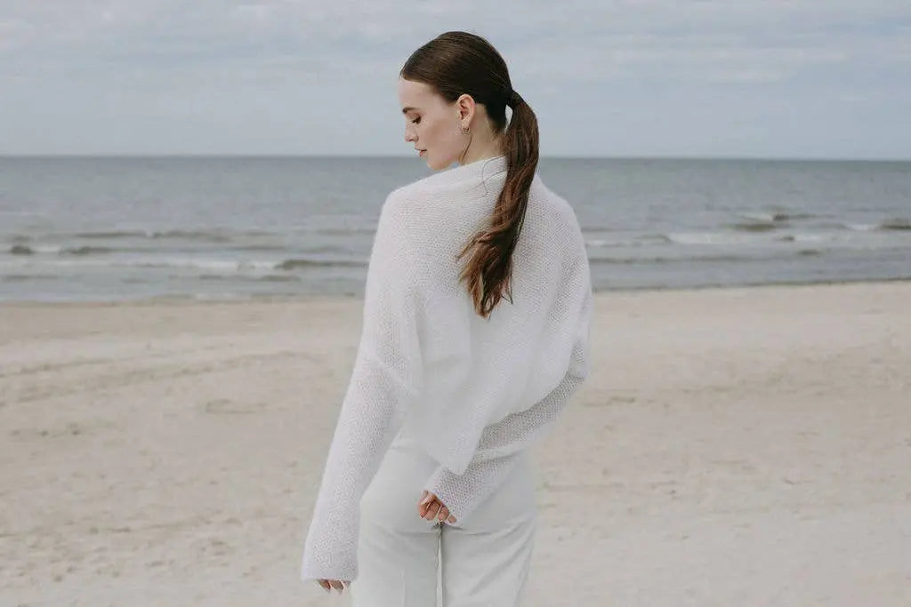 Élégant Cachemire Mohair / AURA: Off White 605 / XS / S / M WOOL HOUSE