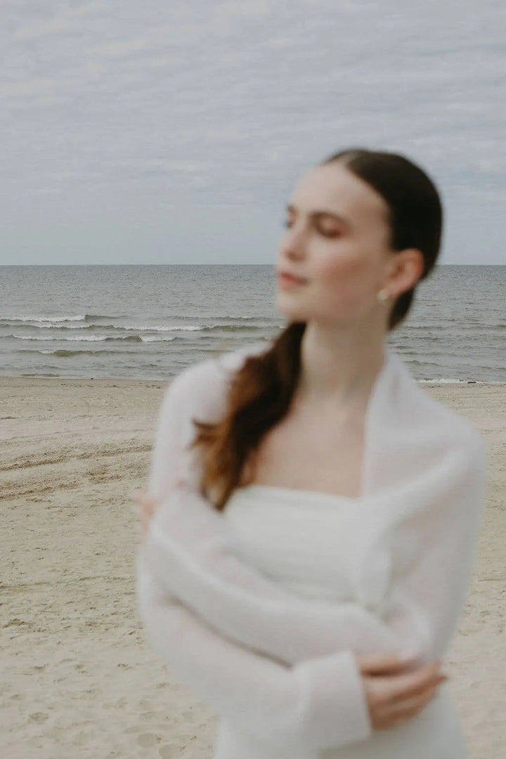 Élégant Cachemire Mohair / AURA: Off White 605 / XS / S / M WOOL HOUSE