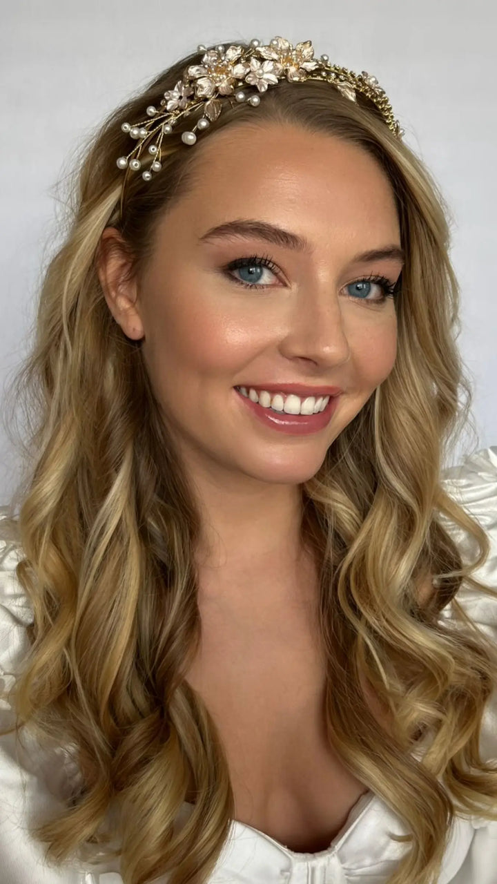 Hestia Tiara - bijoux pour cheveux de mariée SallyJaneBridal