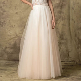Jupe de mariée Boyana SD28 – tulle – beige clair