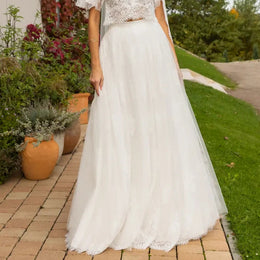 Jupe de mariée Turin SD52 – dentelle française – romantique