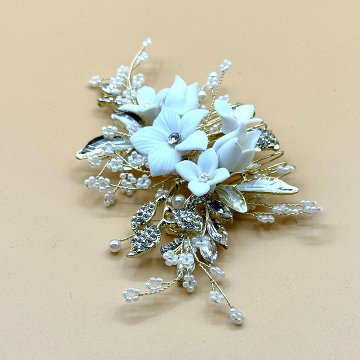 PEIGNE MARIÉE FLORALY - Mas Accessoires