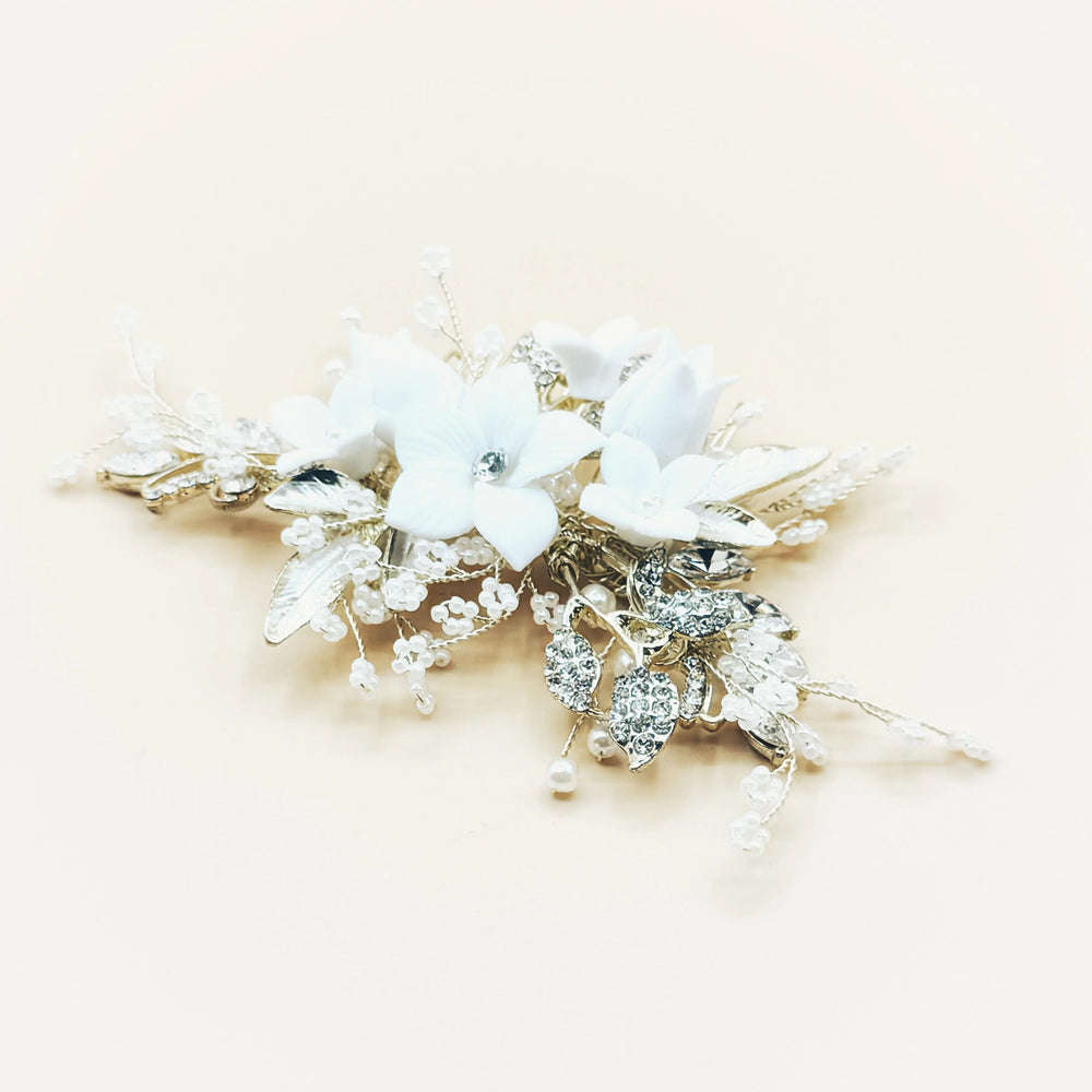 PEIGNE MARIÉE FLORALY Athena Bridal jewellery