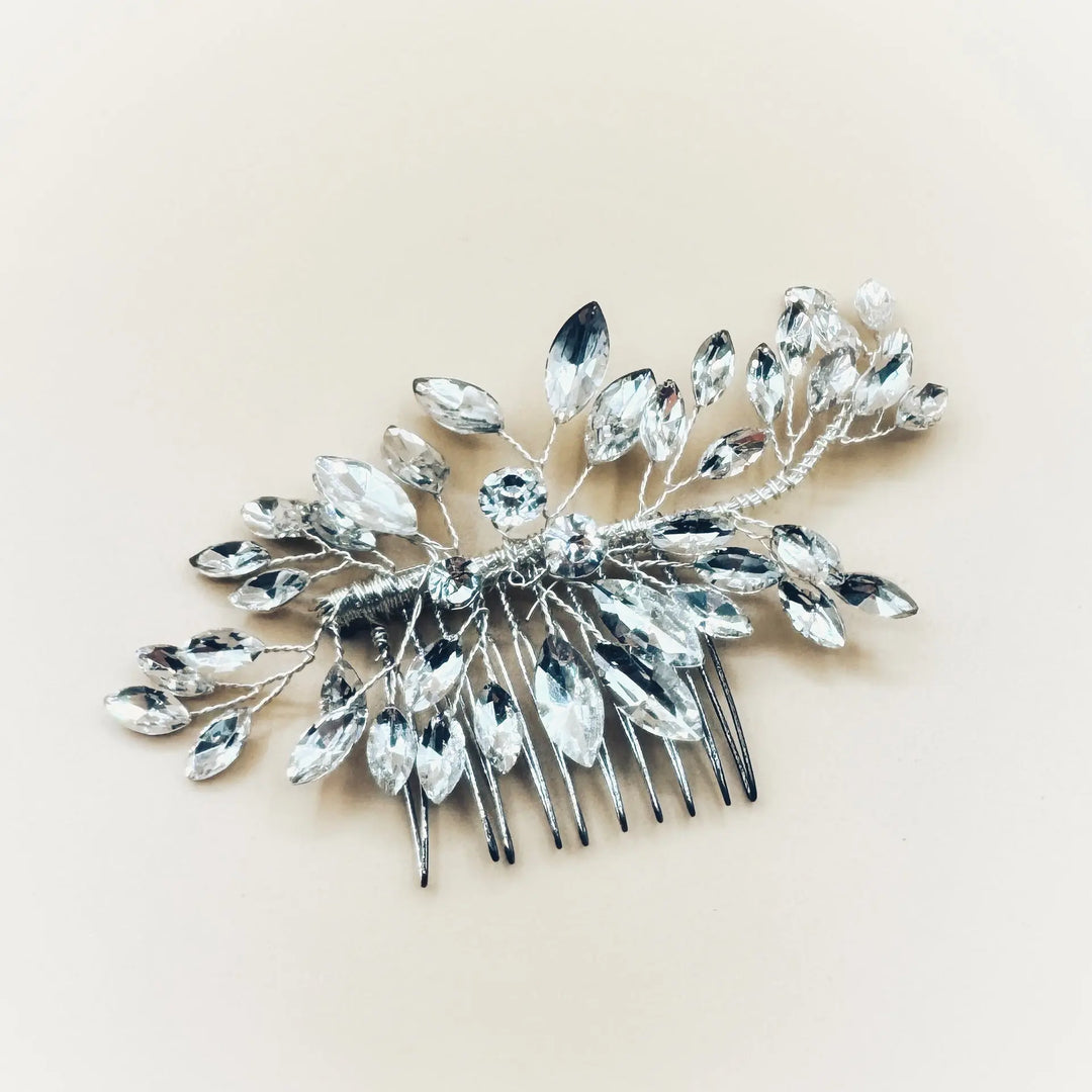 PEIGNE MARIÉE GLITZY Athena Bridal jewellery