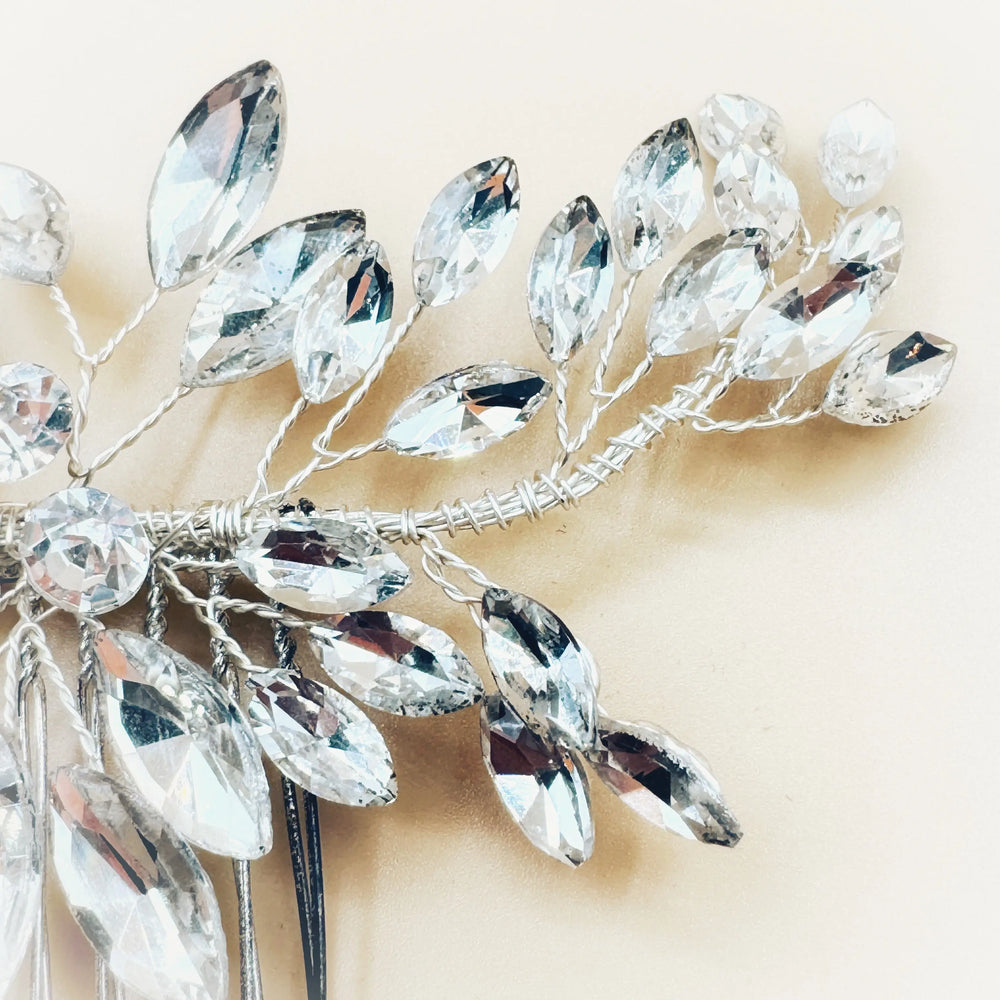 PEIGNE MARIÉE GLITZY Athena Bridal jewellery