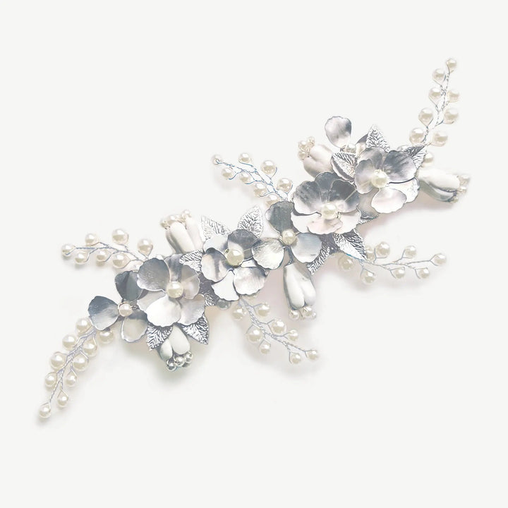PINCE À CHEVEUX FLORALE RÊVE DE PRINTEMPS Ivory and co