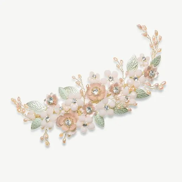 PINCE À FLEURS PASTEL DORÉE BOTANICA Ivory and co