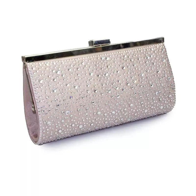 POCHETTE CÉRÉMONIE ROSE VALENTINA White Lady