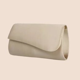 Pochette de mariée Juliane – satin nude
