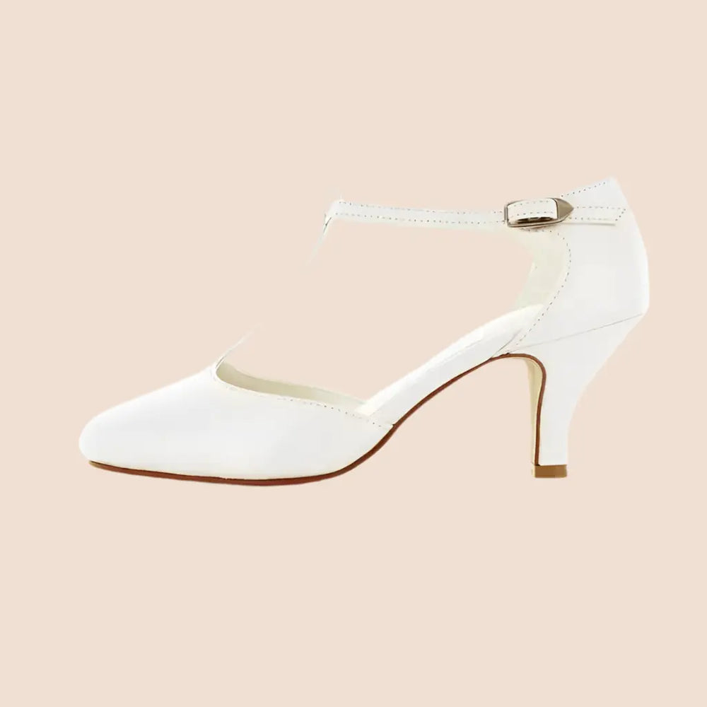 SALOMÉS MARIÉE EN CUIR IVOIRE LADY WHITE LADY