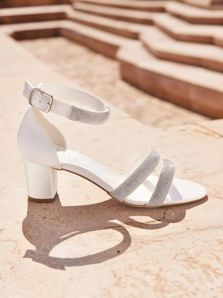 SANDALES DE MARIÉE EN SATIN KIZZY (Copie) AVALIA