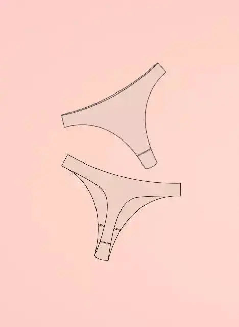 STRING INVISIBLE BACK TO GLAM NUDE Back to Glam