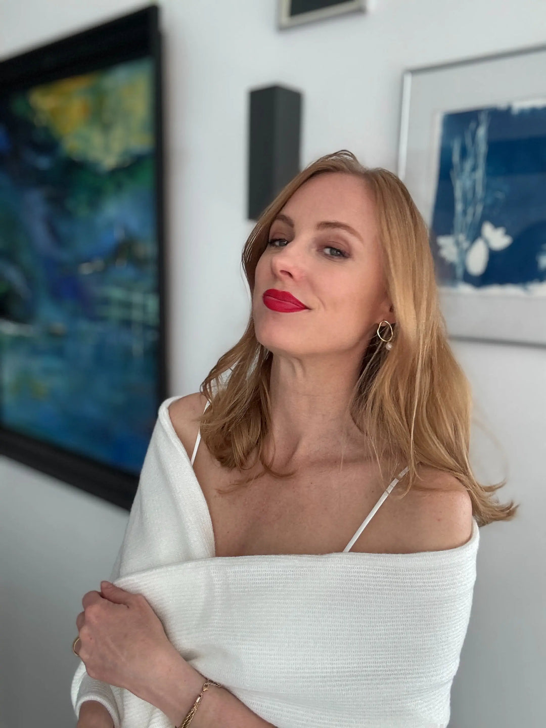 ÉTOLE MARIÉE IVOIRE EFFET CACHEMIRE 318 Bianco Evento