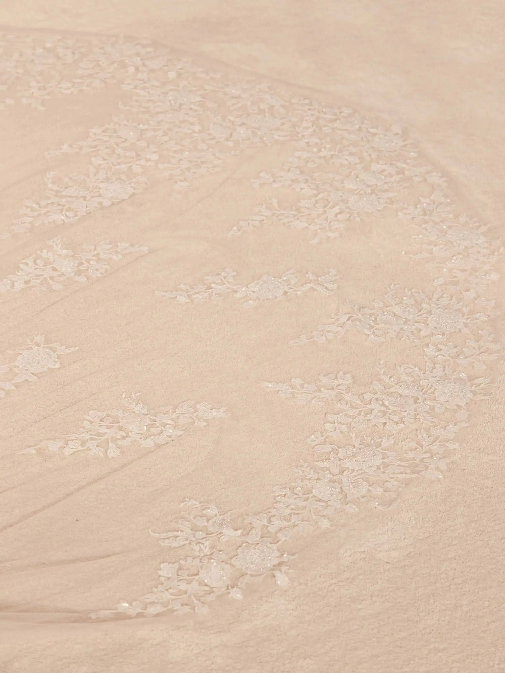 VOILE DE MARIÉE S514 – LONGUEUR CATHÉDRALE 280 CM AVEC BORDURE DENTELLE 3D (Copie) Bianco Evento