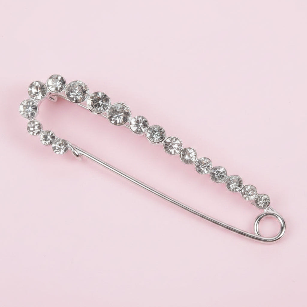 Attache-traîne mariée strass finition or, remonte-traîne Eglantine 19A983