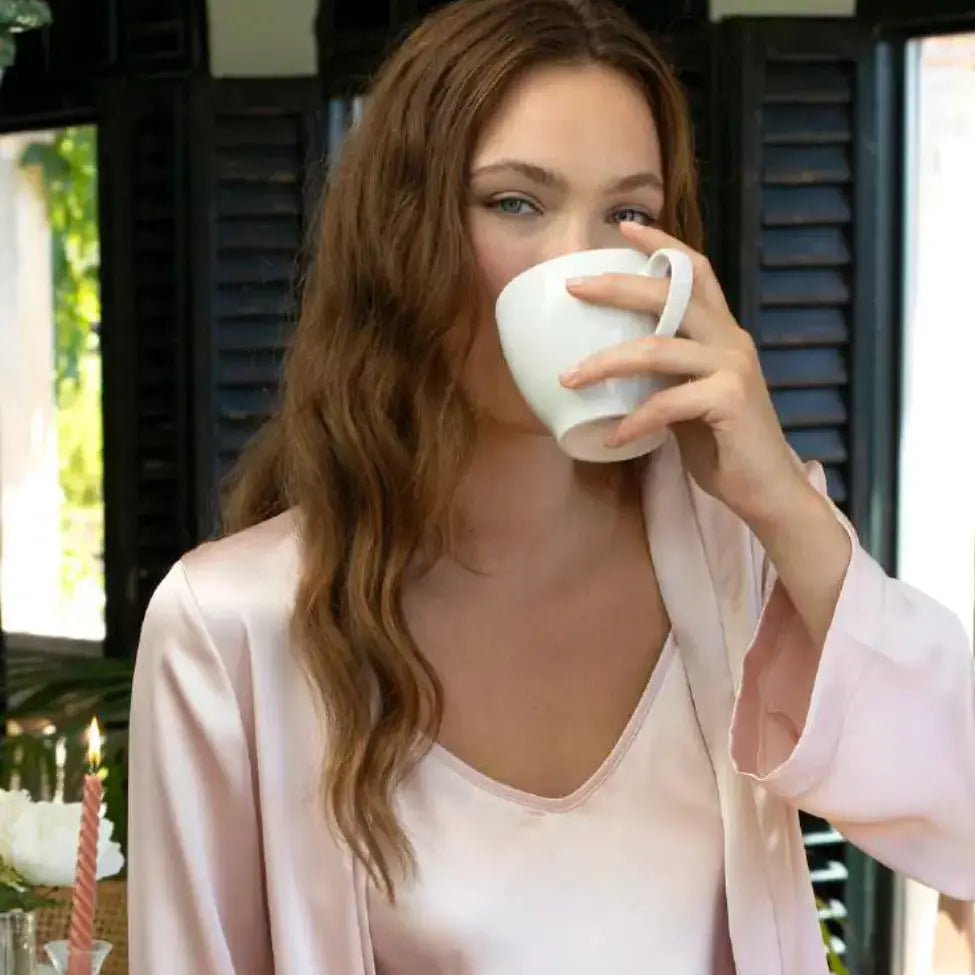 BASIC — PEIGNOIR MIDI SATIN – 9563 MIDI IVETTE BRIDAL