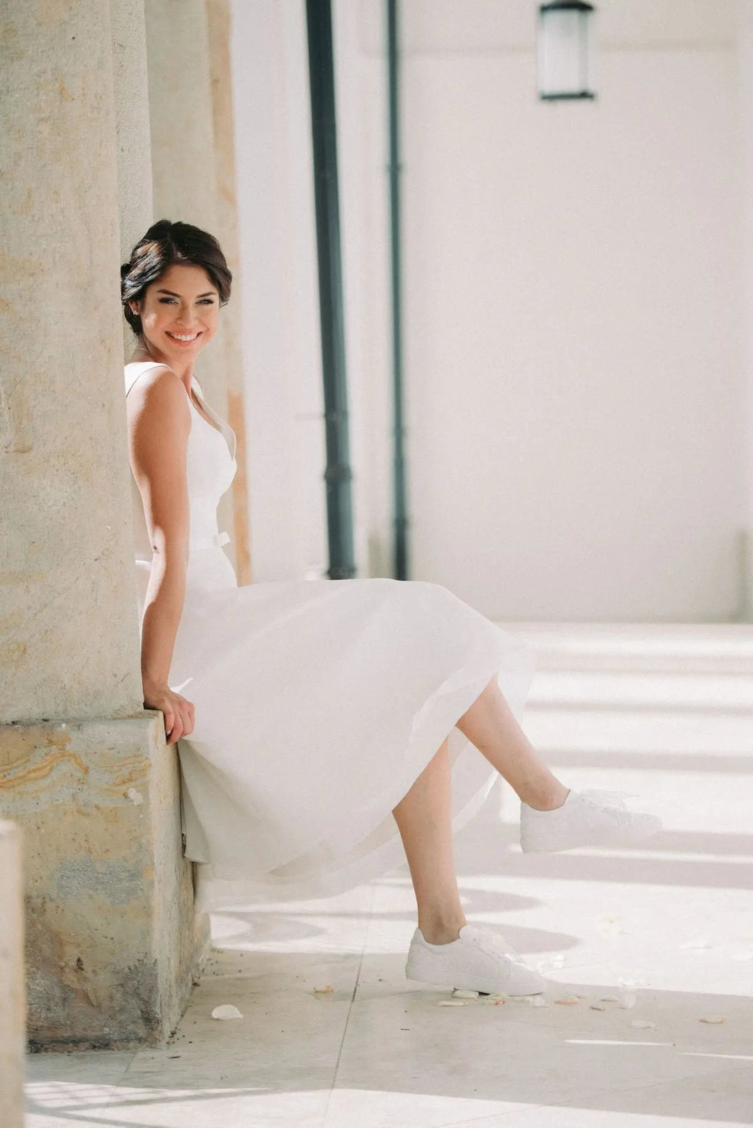 BASKETS DE MARIÉE NORA – DENTELLE FLORALE IVOIRE ET LACETS ORGANZA OU SATIN G.Westerleigh