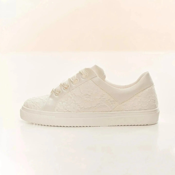 BASKETS DENTELLE IVOIRE ZOEY AVALIA