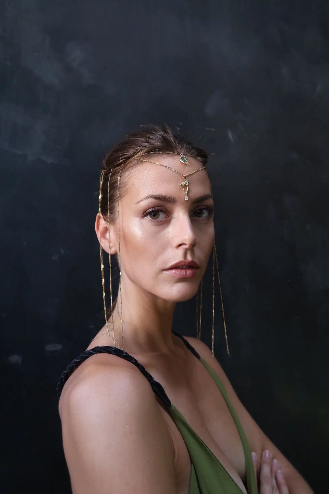 BIJOU DE TÊTE DE MARIAGE « MERMAID » – PLAQUÉ OR 18 CARATS, SORRY MAJESTY