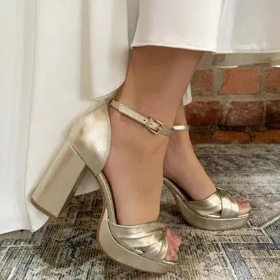 BIRDIE – SANDALES PLATEFORME GLAMOUR THE PERFECT BRIDAL COMPANY