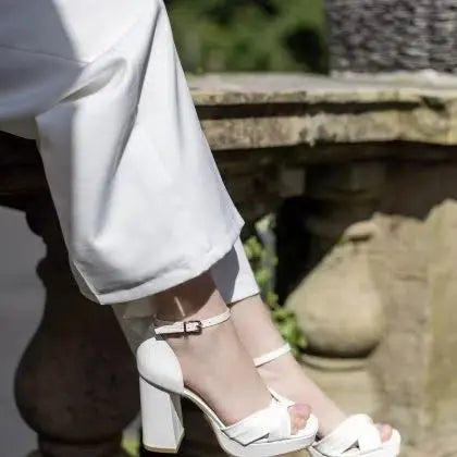 BIRDIE – SANDALES PLATEFORME GLAMOUR THE PERFECT BRIDAL COMPANY